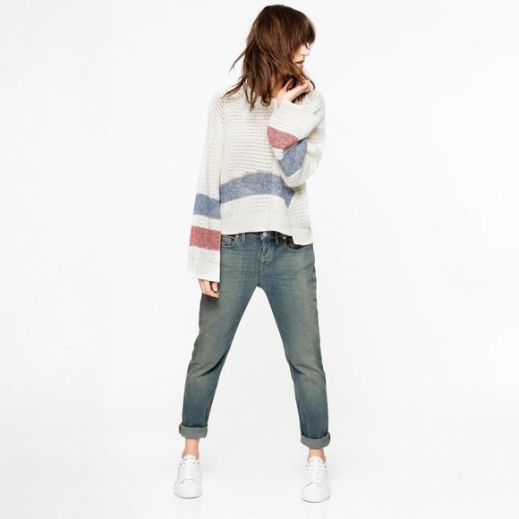 Zadig & Voltaire Bea Sweater in Blanc - sz Medium - Picture 3 of 11